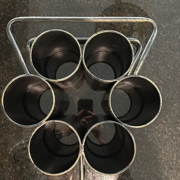 NWOT VINTAGE METAL WINE RACK - Picture 1 of 5
